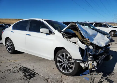 2015 Honda Accord Sport z USA, uszkodzony, nr VIN 1HGCR2F56FA264779